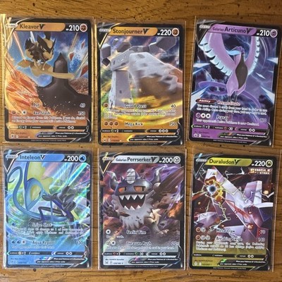 English Pokemon V, 6 Card Lot Bundle!! Mix From Multiple Sets!!