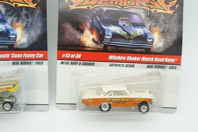 Hot Wheels Drag Strip Demons Lil Nate Cuda Funny Car Wilshire