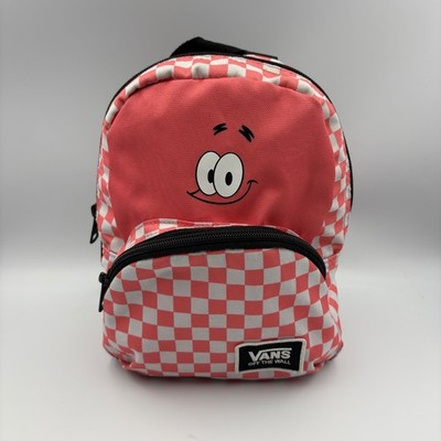 Vans x Spongebob Patrick Star Small Mini Bag Rucksack Pink Checkerboard