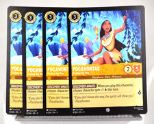 Disney Lorcana TCG Winterspell Pocahontas Finding the Way 8/204 Common x4