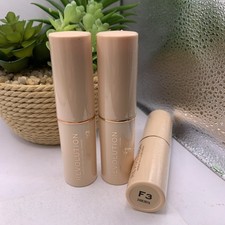 Revolution Stick Foundation F3 Full Coverage Cream  3 Pack  New