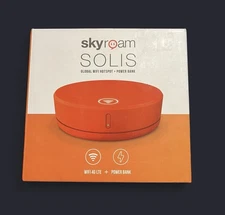 Skyroam Solis Global WIFI Roaming Mobile Hotspot 4G LTE + Power Bank Orange