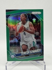 2025 Panini Prizm WNBA - Teresa Edwards #126 Green Prizm