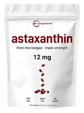 Micro Ingredients Astaxanthin 12mg with MCT O...