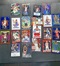 Insane (460+) Lot 5 AUTOS, Patches, #’d NBA Prizm, Select, Optic: Stars, RCs!!!