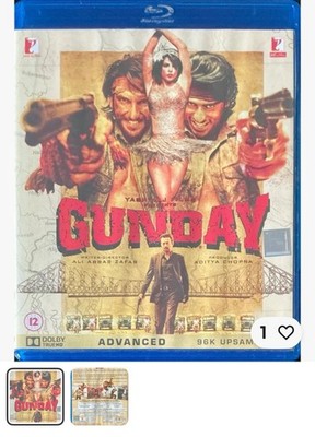 Gunday - *Ranveer Singh *Priyanka Chopra *Arjun Kapoor Bollywood Blu-Ray 2 Discs