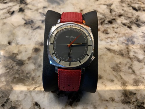 Vintage 1973 Bulova Accutron "CK" TV Tuning Fork 2181 Men's Watch 