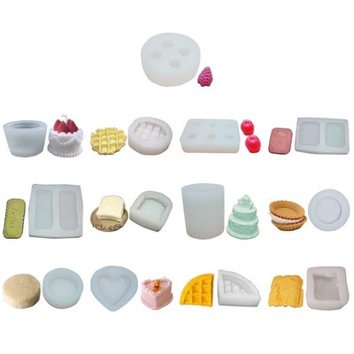 Silicone Cake Mold Mousse Pastry Dessert Cream Tart Cookies Casting Mold