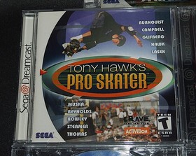 Sega Dreamcast 5 Game Lot Tony Hawk TrickStyle Razor Jeremy McGrath ECW