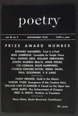 Watkins as Translator; in: Vol. 81 No. 2 Poetry - A Magazine of Verse; Wieck, Fr