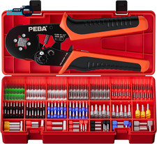 Ferrule Crimping Tool Kit 21 Sizes Tinned Copper Wire Ferrules Square Ratcheting