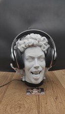 Tim Curry Headphone Stand, Rocky Horror Headset Holder with Frank-N-Furter Bust