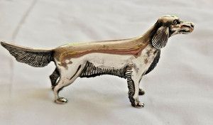 S.Kirk & Sons Sterling Silver Irish Setter Figurine Miniature Paperweight 3.5 oz