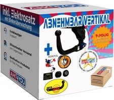 AUTOHAK AHK für Fiat Punto EVO 15-18 vert. abnehmbar + 7-pol ES ABE