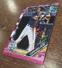 2019 Bowman Chrome #BDC-84 Tirso Ornelas Padparadscha Ref. RC True 1/1 Padres