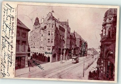 39226141 - 7500 Karlsruhe Kaiserstrasse bei der neuen Hofapotheke Strassenbahn