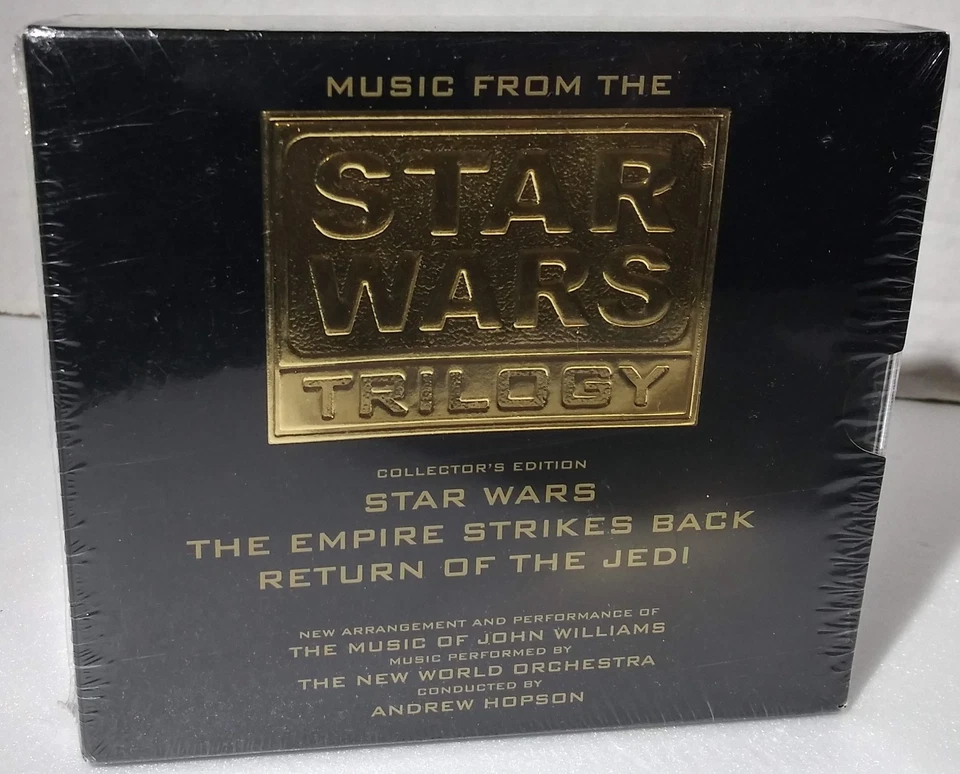 Music From The Star Wars Trilogy | New World Orchestra | 3 CD Set 1999 NewSealed - Image 3 of 4