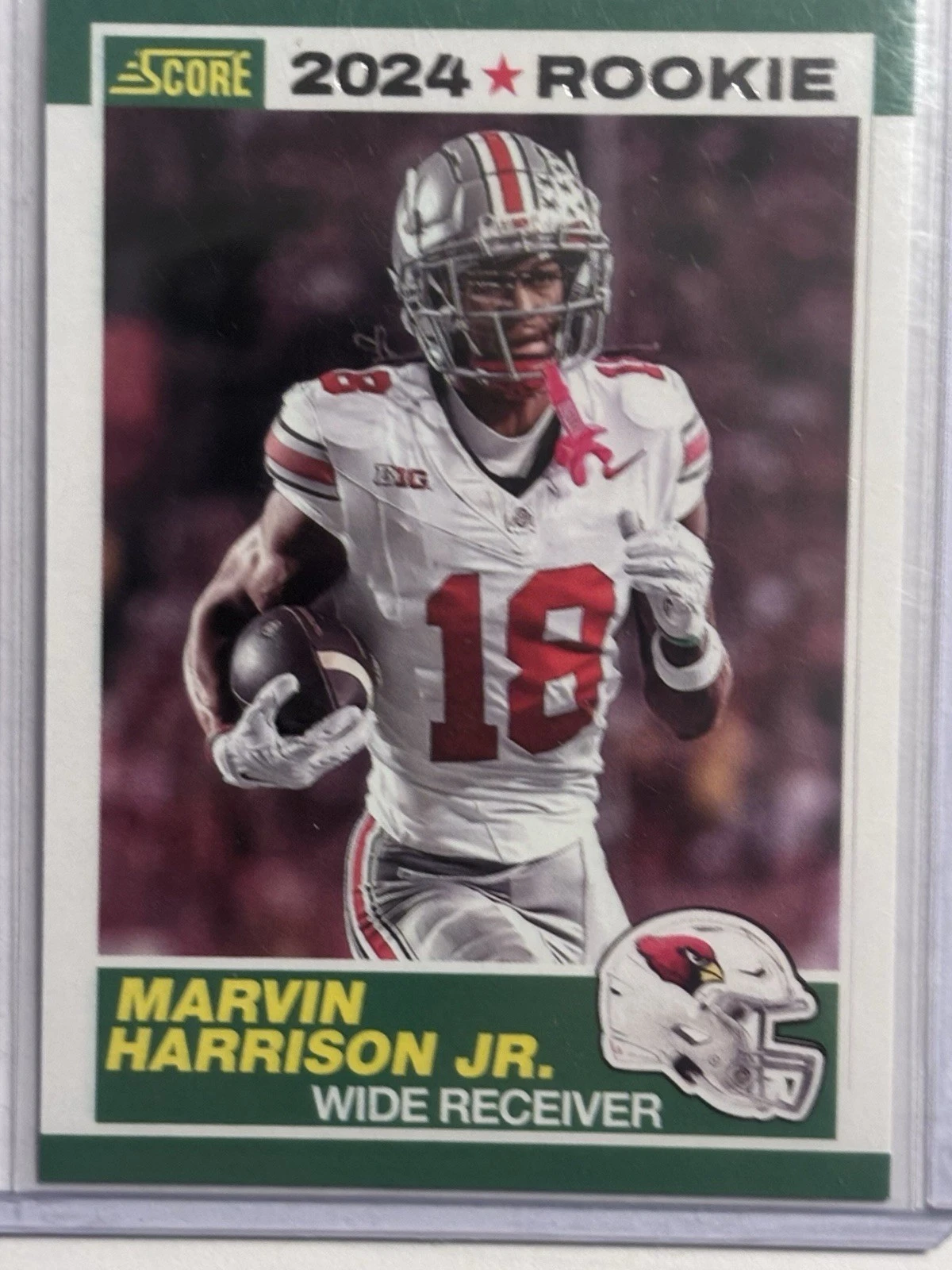 Marvin Harrison Jr. Panini Score 35th Anniversary Rookie #4 Gold