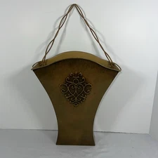 SOUTHERN LIVING AT HOME Metal FLOWER MARKET Hanging DOOR BUCKET Basket