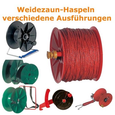 Weidezaunhaspel Haspel Handhaspel Kunststoffhaspel Weidehaspel Weidezaun Litze