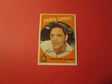 1959   TOPPS#78   PEDRO RAMOS  SENATORS     EXMT+