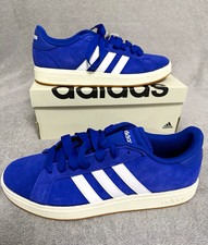 adidas Grand Court Base 00 Herren Sneaker Low Top Blau/Weiß EU 46 IH1039