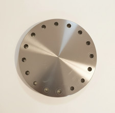 Conflat Flange (CF) Blank 6.00 inch, Through Holes, Non-Rotatable Used