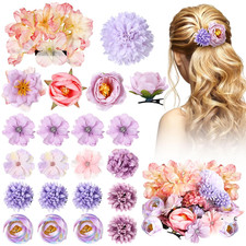21 Pcs Flower Hair Clip Rose Hair Clips Barrettes for Women Flower Accessories B