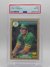 1987 Topps - #620 Jose Canseco PSA 6