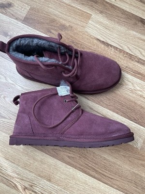 UGG Australia Neumel Men Cordovan Chukka Boot US Size 10 ONE TIME WORN