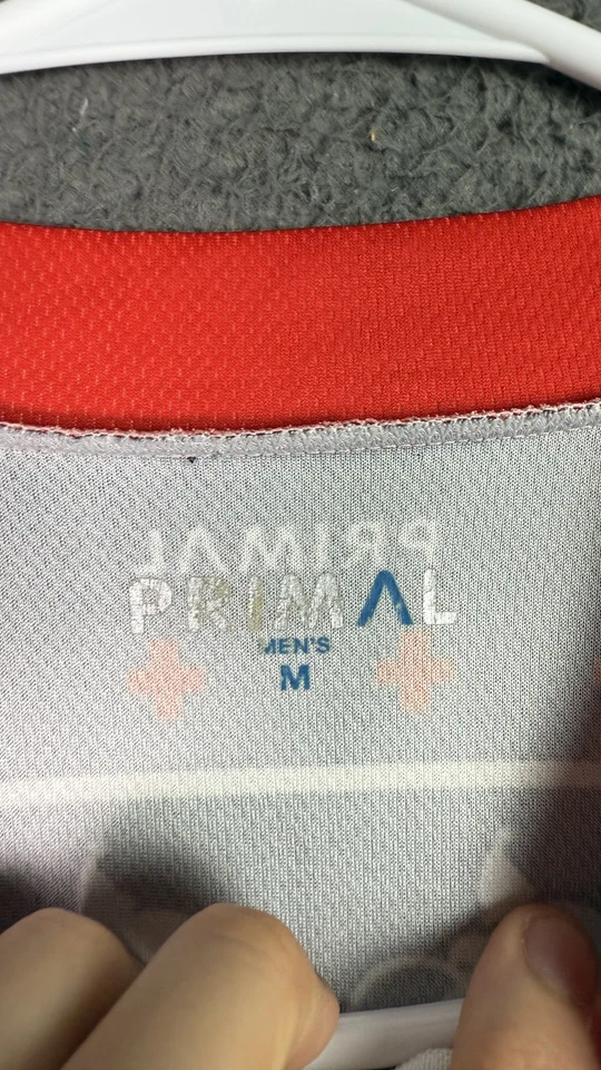 Primal Cycling Jersey Men's Medium Long Sleeve Christmas Skull Candy Cane Bike - Image 4 of 4