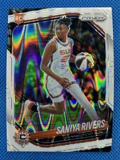 2025 #131 Saniya Rivers Panini Prizm WNBA White Seismic Prizm Sun RC