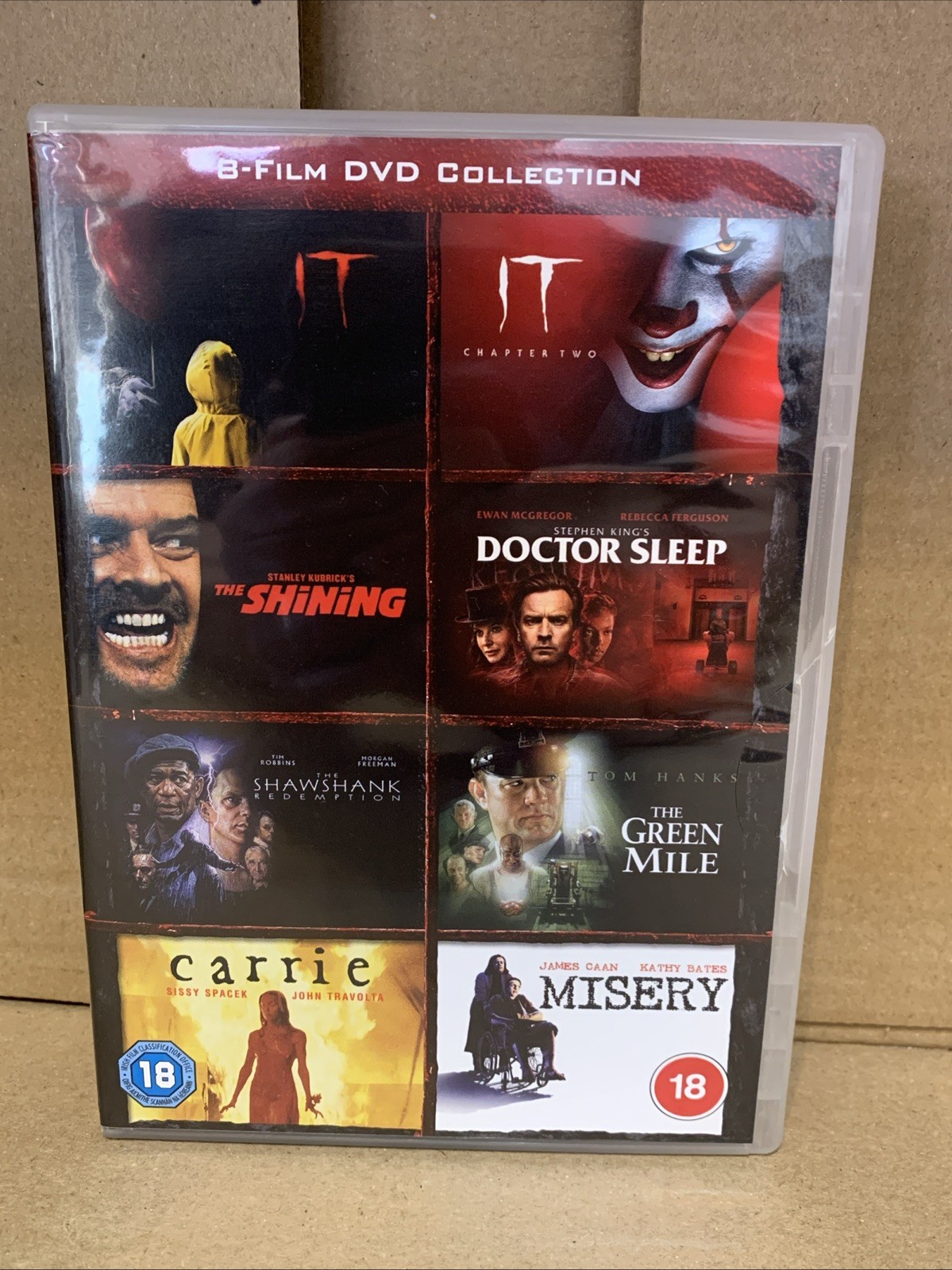 STEPHEN KING 8-FILM Collection  Boxset  DVD
