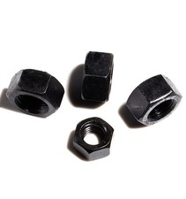 Black 316 Stainless Steel Hexagon Nuts Hex Nuts M3 M4 M5 M6 M8 M10 M12 M16 M20