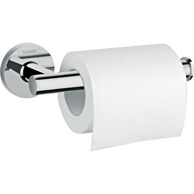 Hansgrohe Logis Universal Papierhalter 41726000 Messing, ohne Deckel, chrom