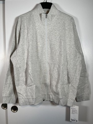 Lululemon Men s Steady State Full-Zip Hoodie Heathered Core Ultra Light Grey XL