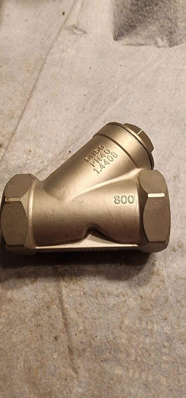 2 Inch DN50 PN40 Y Strainer Stainless Steel New For Gas And Fuel Oil