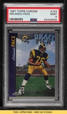 1997 Topps Chrome Draft Pick Orlando Pace #153 PSA 9 MINT HOF READ 0vf5