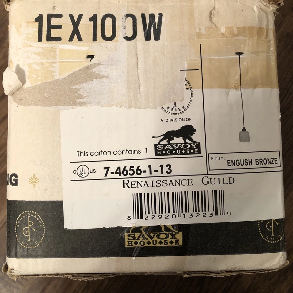 Casa Savoy 7-4656-1-13 Colgante Luz Inglés Bronce Renacimiento Gremio Raro Foto 3 de 4