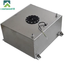 Fuel Cell Tank+level Sender 15 Gallon Polished Aluminum Racing Drift