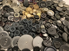 Mixed Lot of Over 500 Vintage Buttons Gold Silver Black  Blue for Crafts, Sewing — photo 6