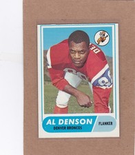 1968 TOPPS FOOTBALL AL DENSON #121 BRONCOS EX/EXMT *A43586