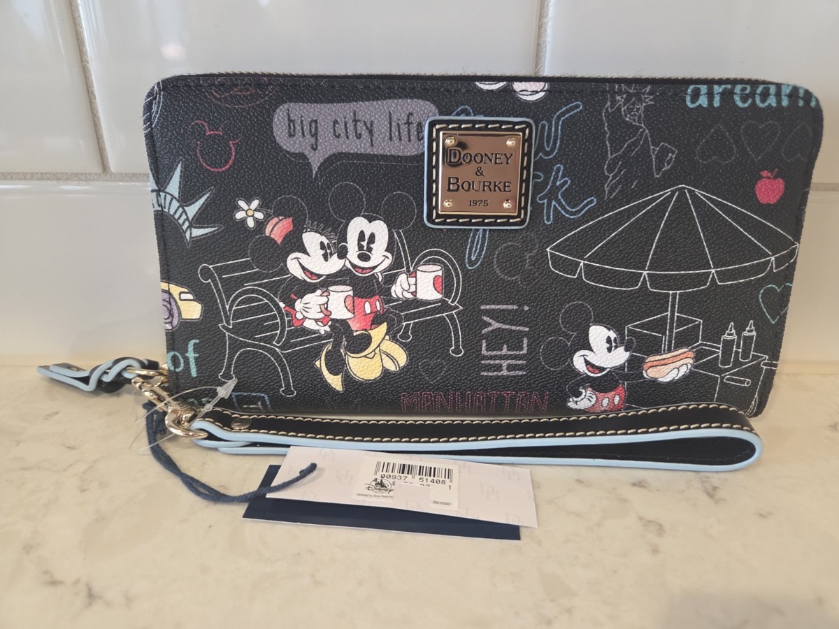 NWT Dooney Bourke New York City Disney Mickey Minnie Mouse Big