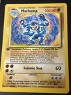 Pokémon TCG Machamp Holo Rare 1st Edition Base Set 8/102 #3