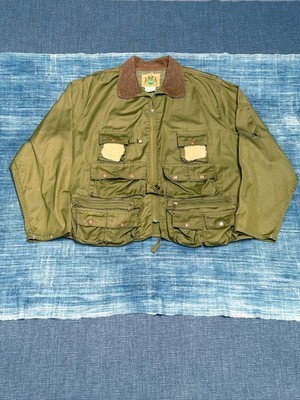 70er Jahre Vintage US Ideal Fishing Watjacke Gr. XL fast Deadstock Zustand