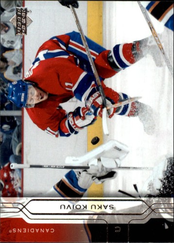 2004 Upper Deck Saku Koivu #91 card