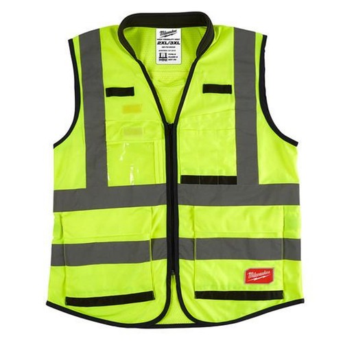 Milwaukee 48-73-5043 High Visibility Yellow Performance Safety Vest - XXL/XXXL - Picture 1 of 1