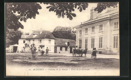 CPA Acheres, Chateau de la Muette, Foret de St-Germain  - Zdjęcie 1 z 2