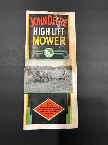 1933 John Deere High Lift Mower Brochures & John Deere Postal Card....3 Items - Picture 2 of 15