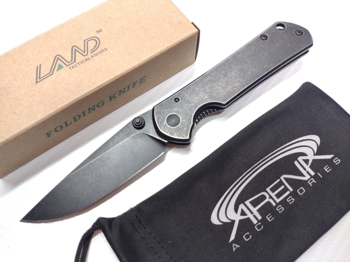 ナユモ Sanrenmu LAND 811 Frame Lock Manual Pocket Knife Small EDC
